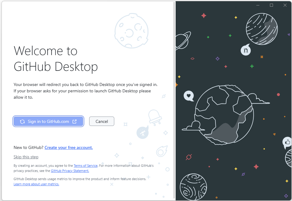 GitHub Desktop's Windows installer